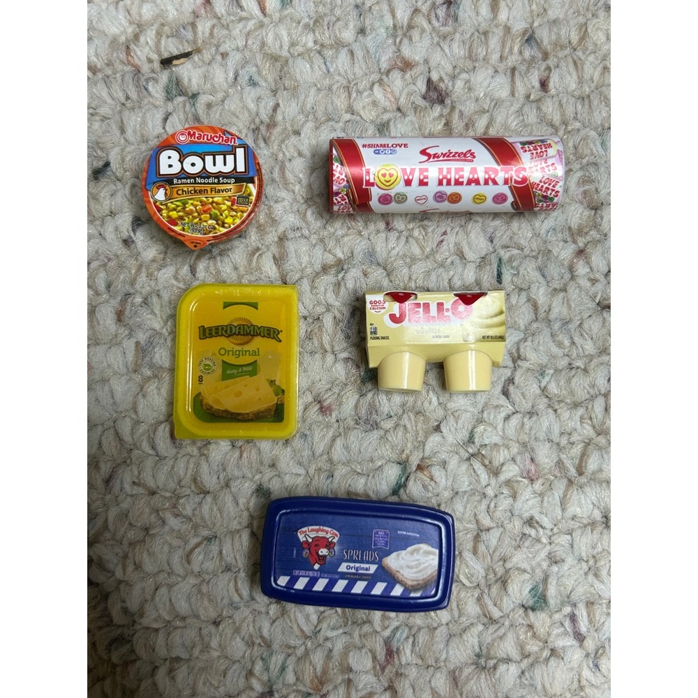 Zuru 5 Surprise Mini Brands Lot Maruchan Jello Laughing Cow Swizzels Series 4